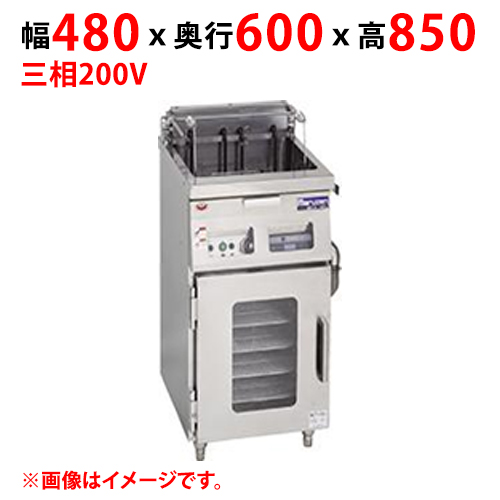 電気ドーナツフライヤー MEFD-18GL(R) 幅480×奥行600×高さ850(mm) 三相200V マルゼン 送料無料