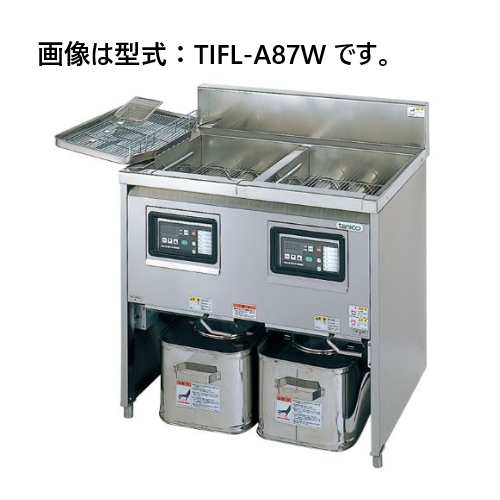 タニコー IHフライヤー TIFL-A87W 18L×18L 間口870×奥行600×高さ850